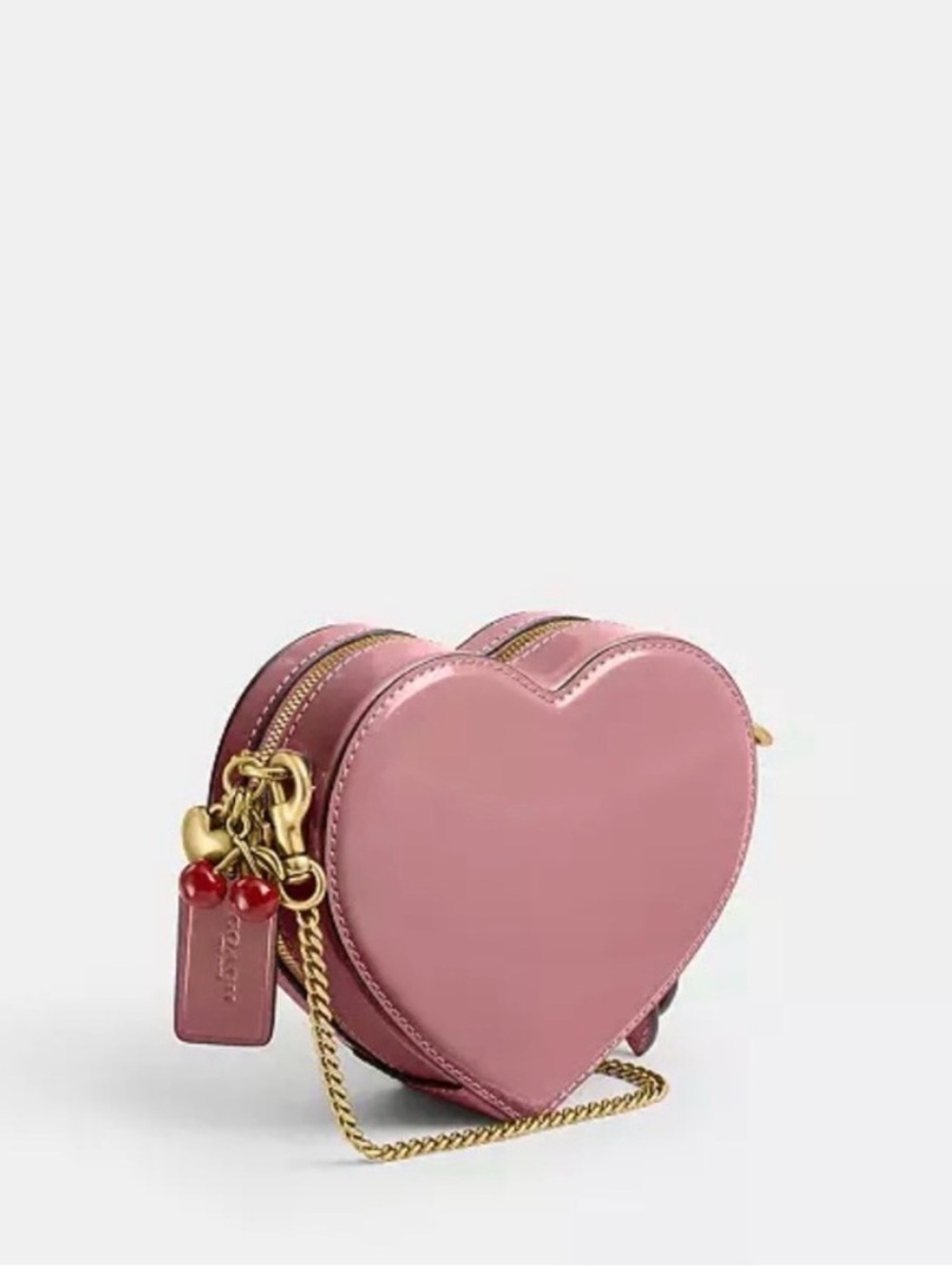COACH Heart Crossbody Bag 14
With Charms spazzolato Peony pink - Picture 2 of 13